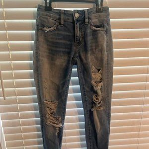 Distressed Express Jeans
